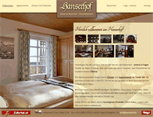 Tablet Screenshot of hanserhof.at